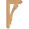 Ekena Millwork Merced Arts & Crafts Smooth Bracket, Western Red Cedar, 3 1/2"W x 16"D x 28"H BKT04X16X28MRC03SWR - alternate 4